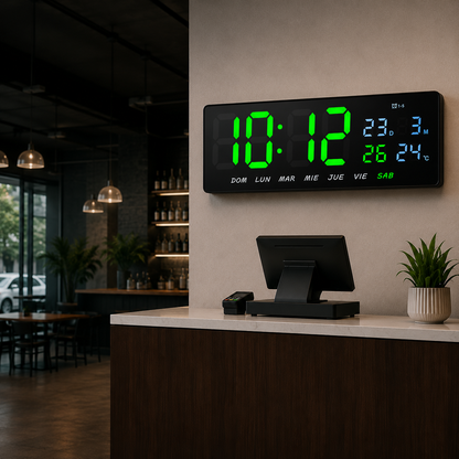 Reloj Digital LED Pared Moderno JH3604