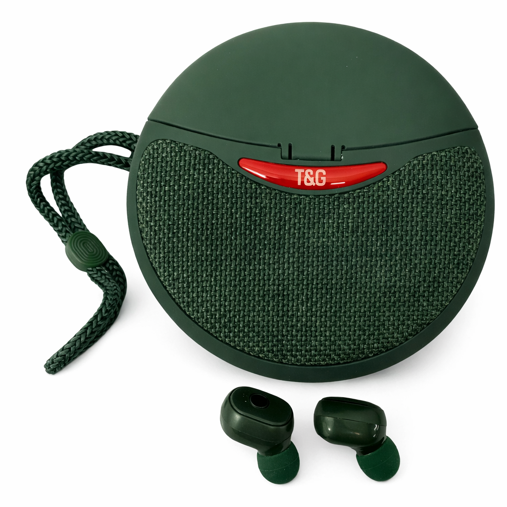 TG-808™ Parlante 2 en 1 – Comparte o Escucha en Privado