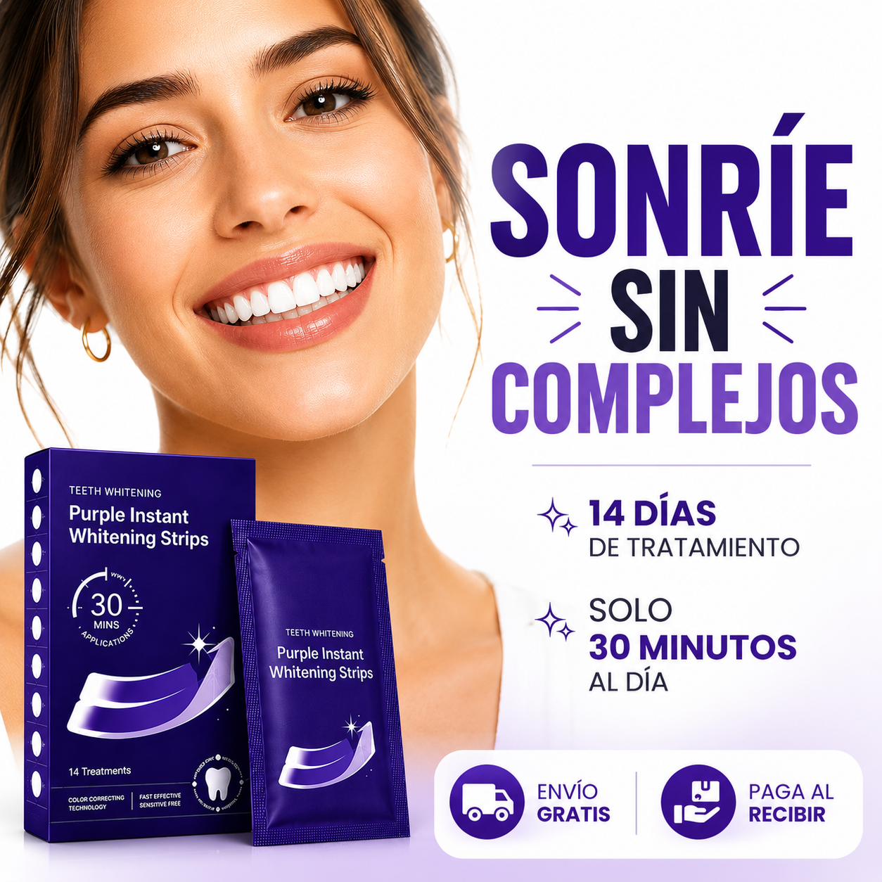 Parche Blanqueador caja x 14 sobres