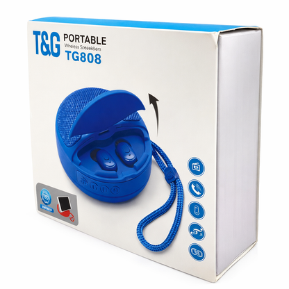 TG-808™ Parlante 2 en 1 – Comparte o Escucha en Privado