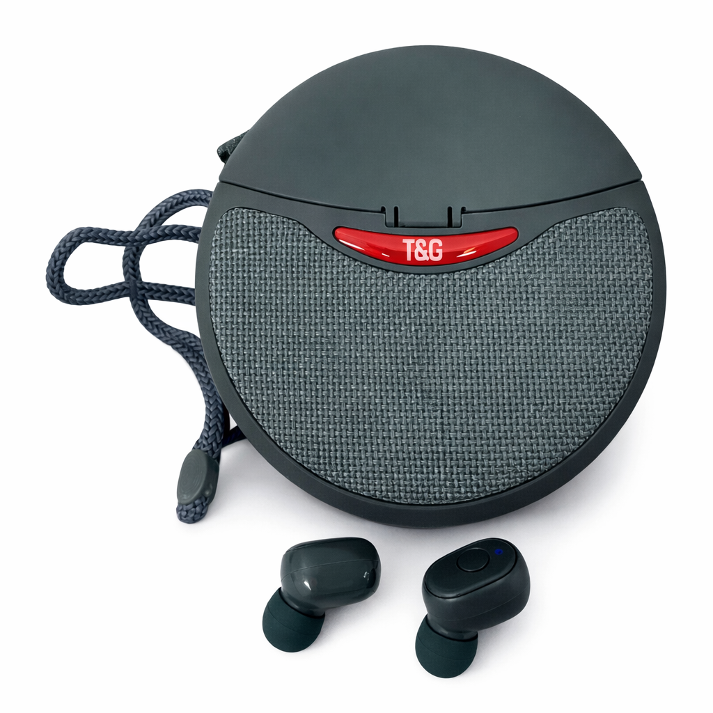 TG-808™ Parlante 2 en 1 – Comparte o Escucha en Privado