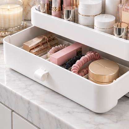 Organizador de maquillaje 2 niveles